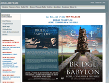 Tablet Screenshot of adullamfilms.com